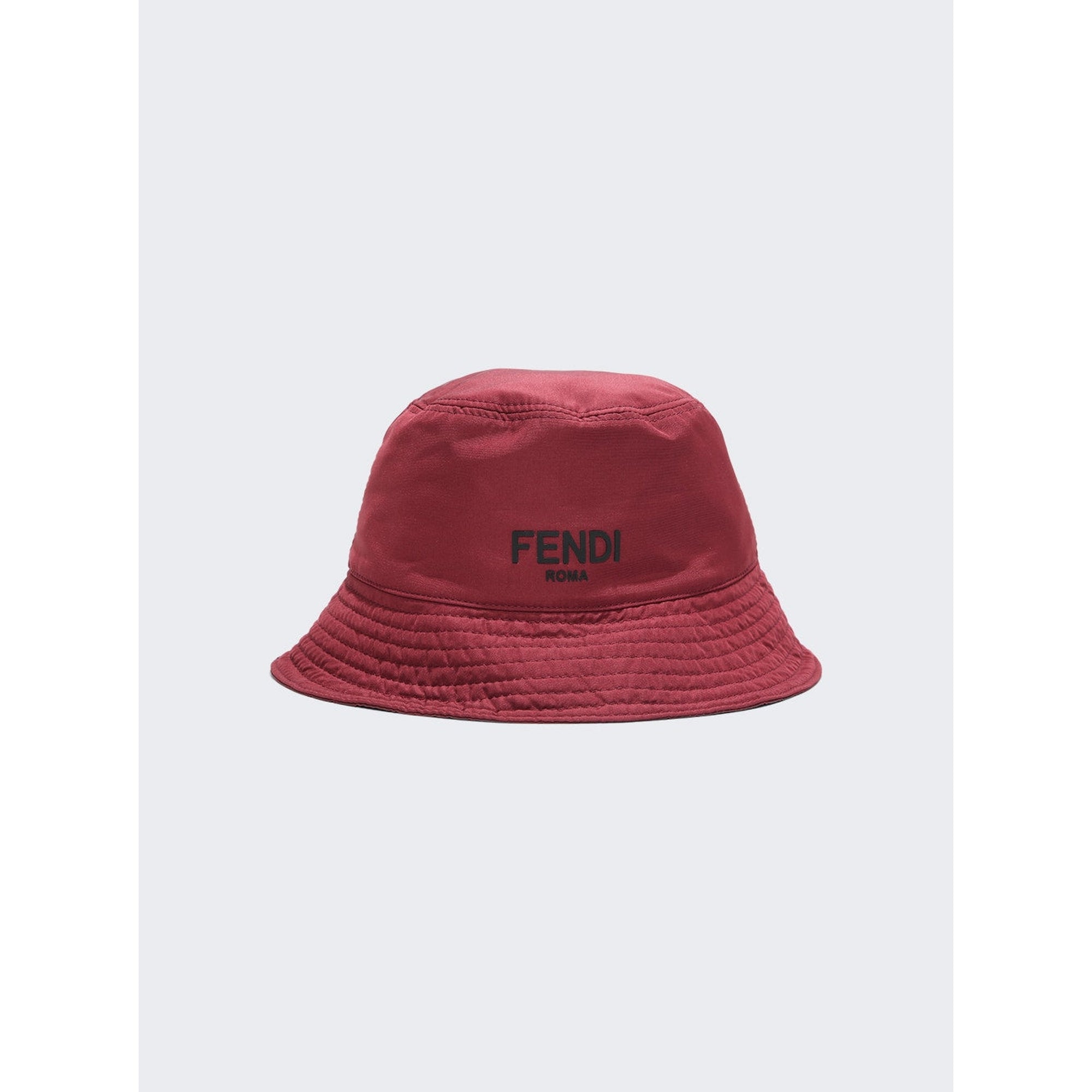 Fendi | Logo Bucket Hat Burgundy