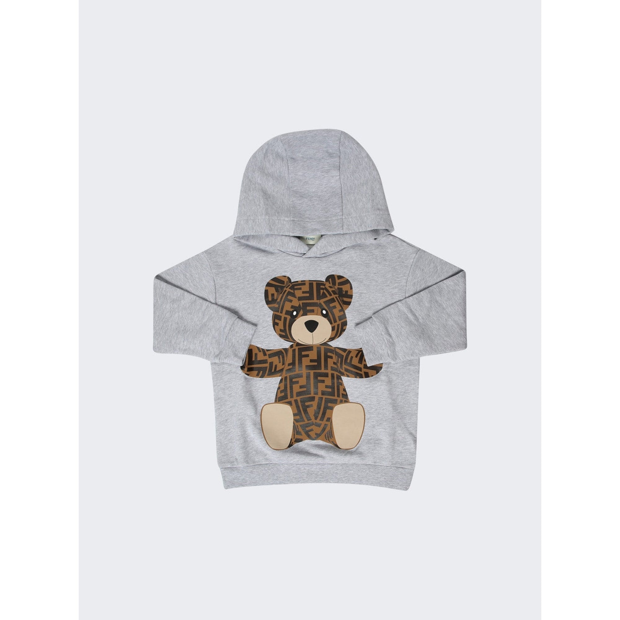 Fendi Kids | Kids Bear Hoodie | Grey