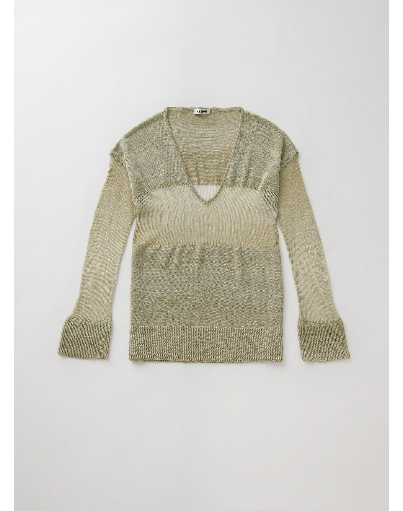 Fern | Linen Knit Top | Olive
