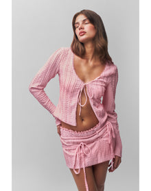 Ferra Mini Skirt | Cotton Candy
