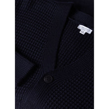 Fisherman Cardigan | Men | Navy