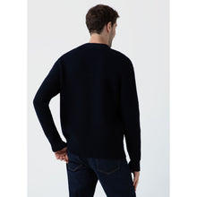 Fisherman Cardigan | Men | Navy