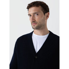 Fisherman Cardigan | Men | Navy