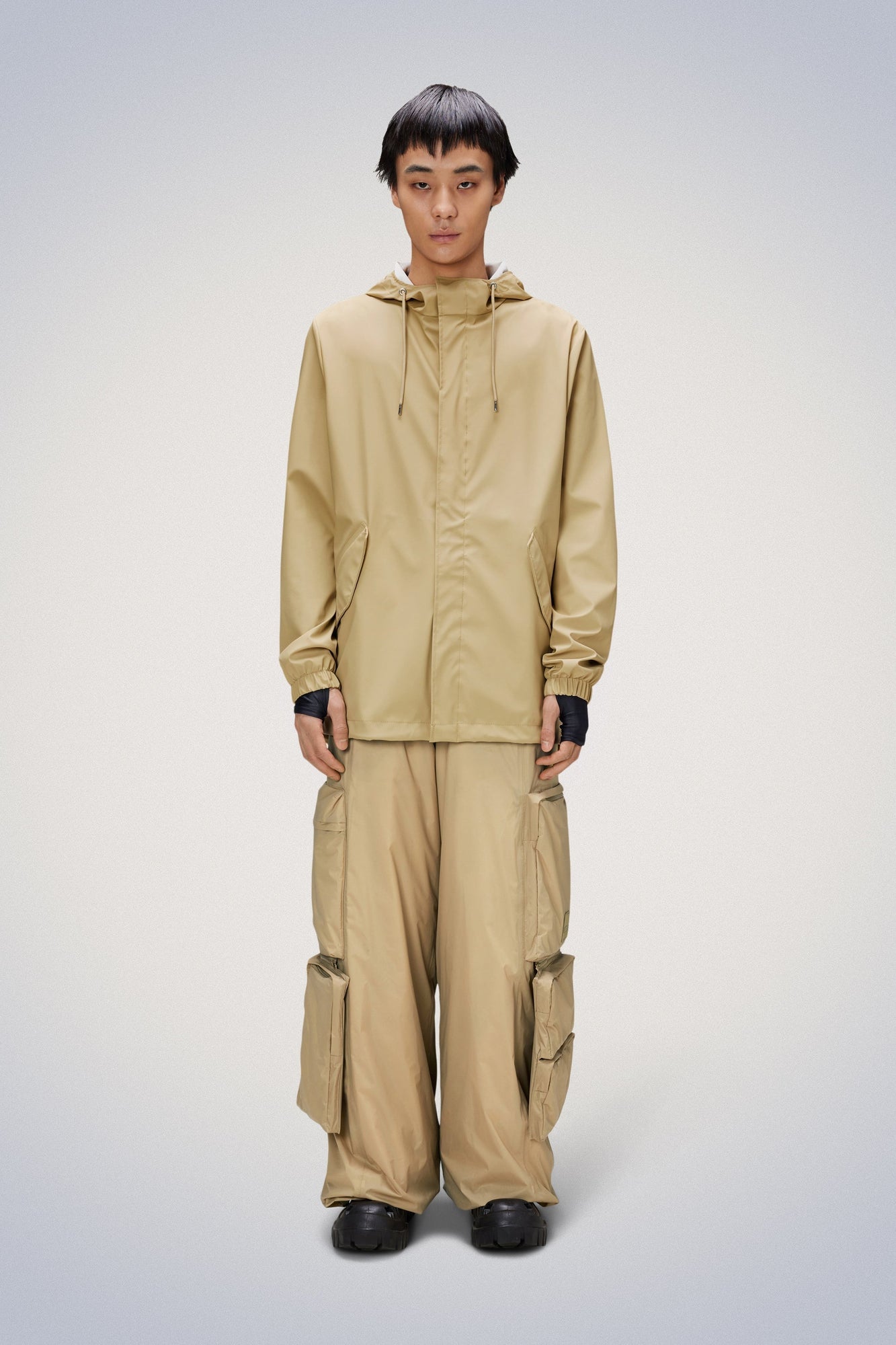 Rains Fishtail Jacket Jackets 24 Sand