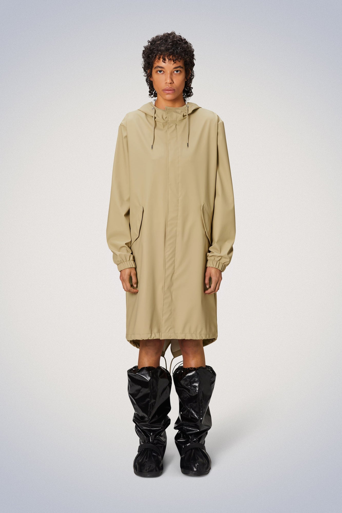 Rains Fishtail Parka Jackets 24 Sand