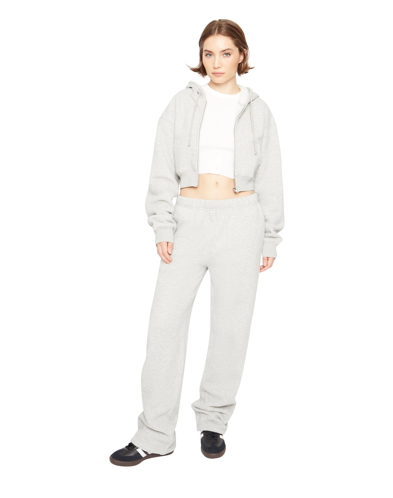 Flared Sweatpants | Heather Grey