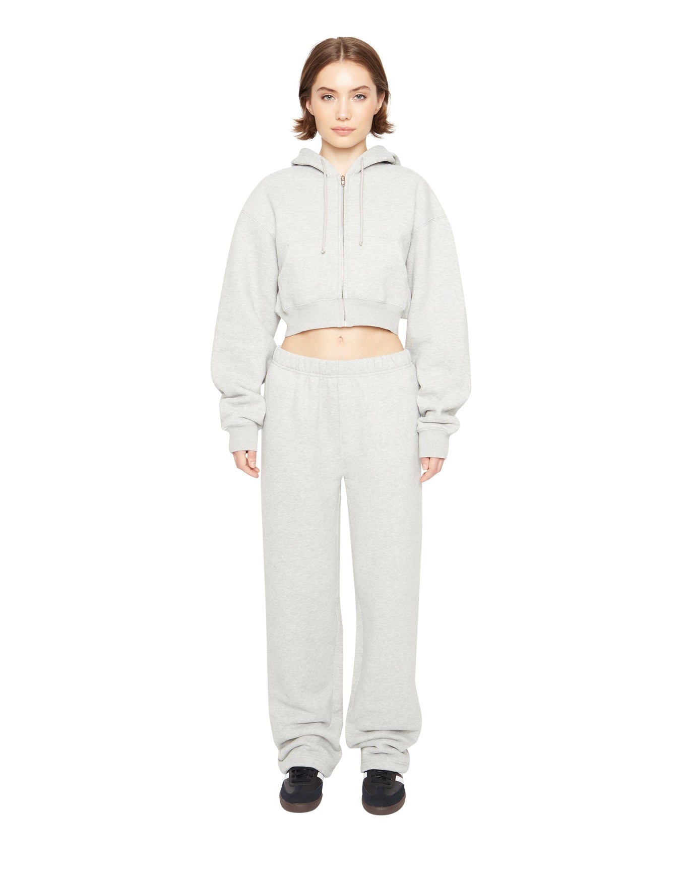 Flared Sweatpants | Heather Grey