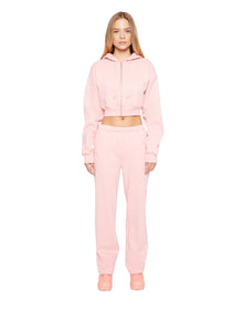 Flared Sweatpants | Rose