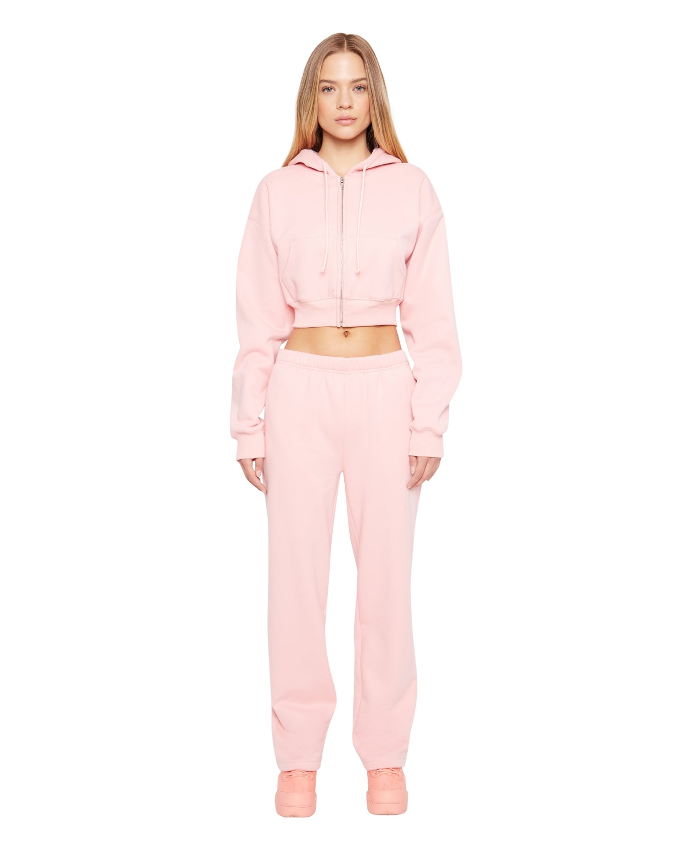 Flared Sweatpants | Rose