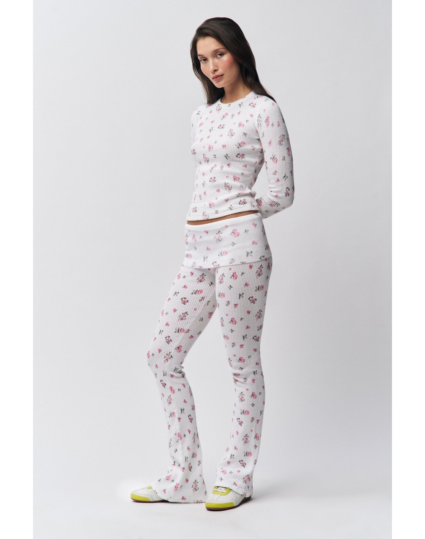 Flared Thermal Pant | Sweet Floral