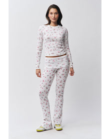 Flared Thermal Pant | Sweet Floral