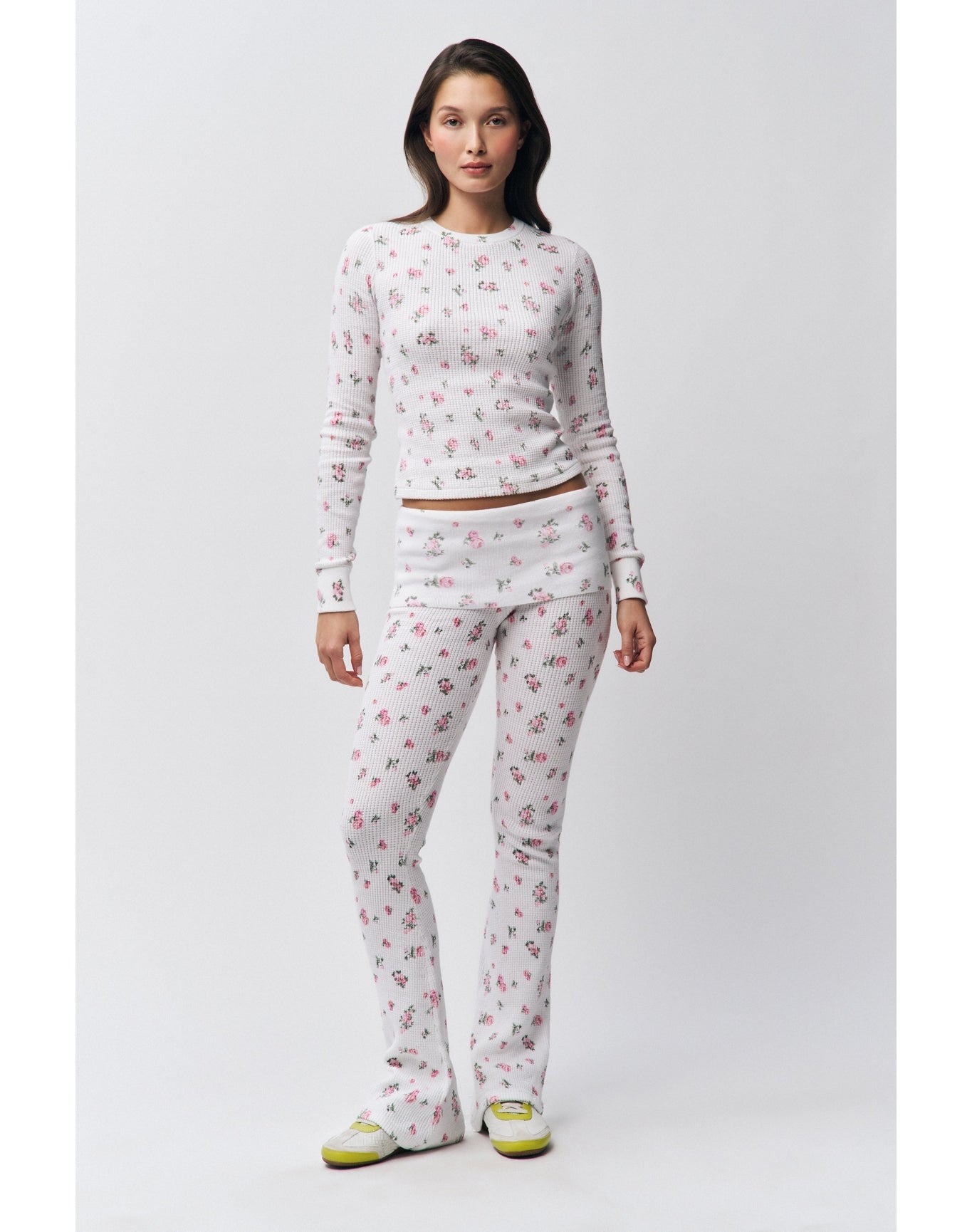 Flared Thermal Pant | Sweet Floral