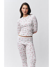 Flared Thermal Pant | Sweet Floral
