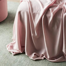 Rose | Signature Sateen Flat Sheet Made With 100% Organic Bamboo #Color_rose