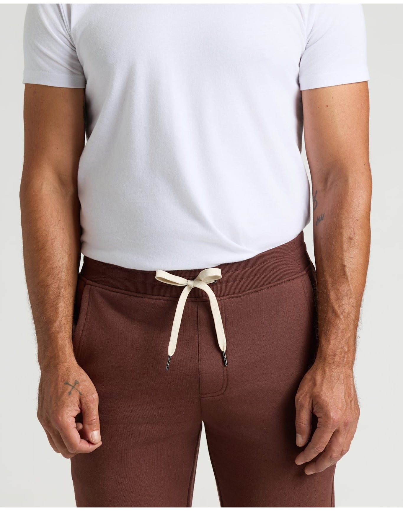 Fleece French Terry Joggers | Carob