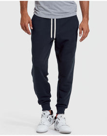 Fleece French Terry Joggers | Navy