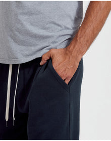 Fleece French Terry Joggers | Navy