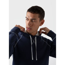 Fleeceback Hoodie | Men | Navy Melange