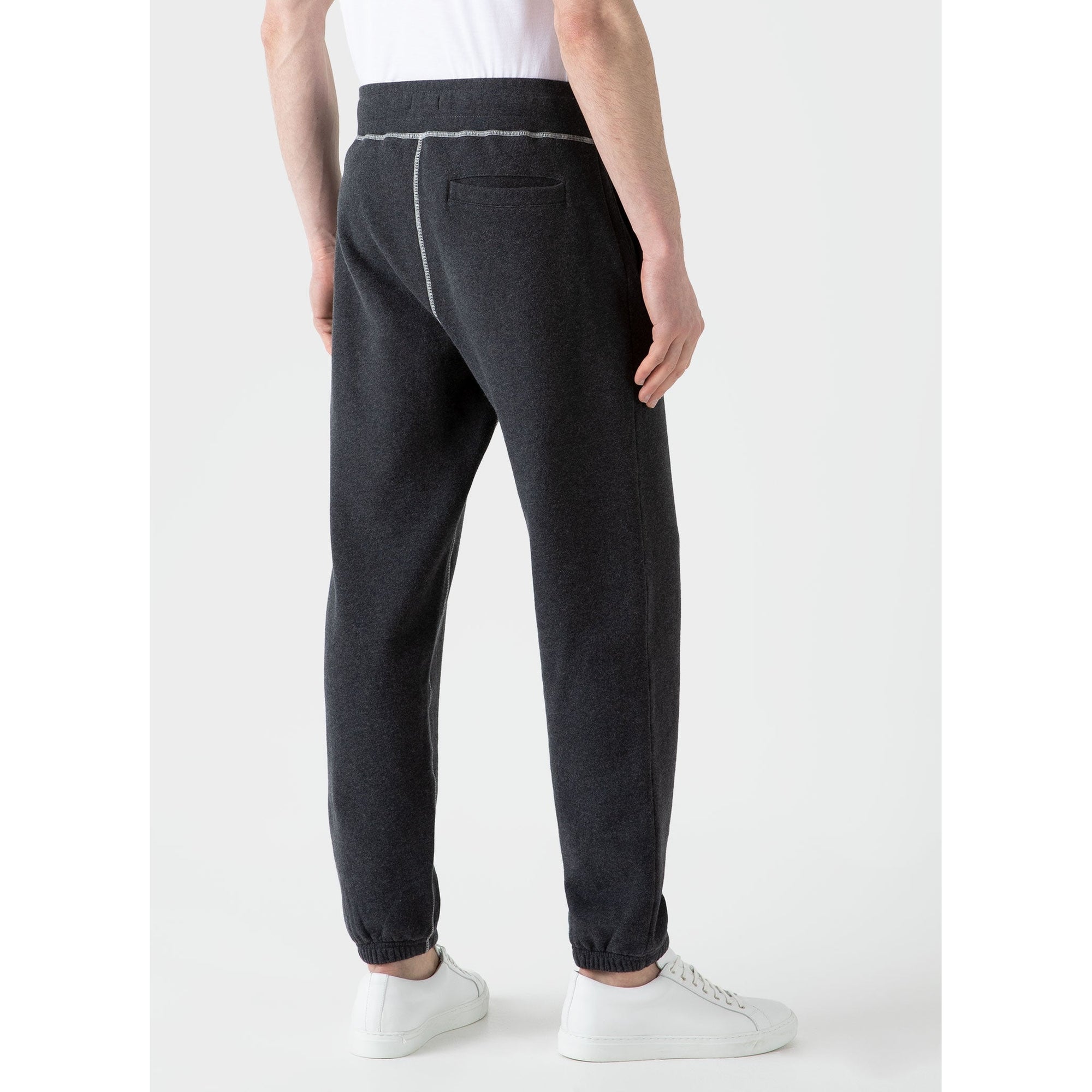 Fleeceback Sweatpants | Men | Charcoal Melange