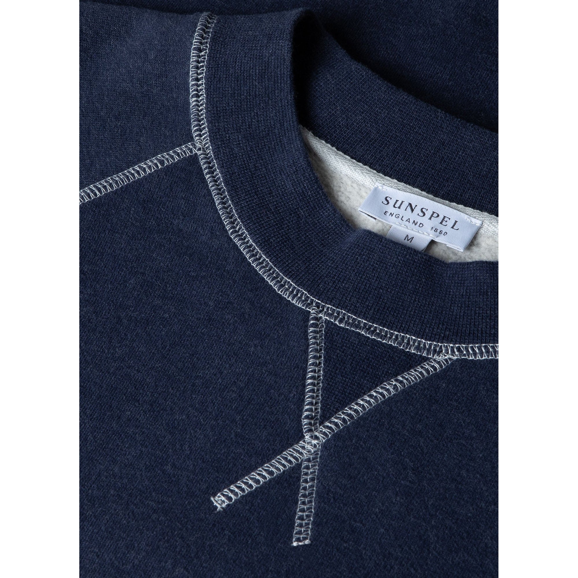 Fleeceback Sweatshirt | Men | Navy Melange