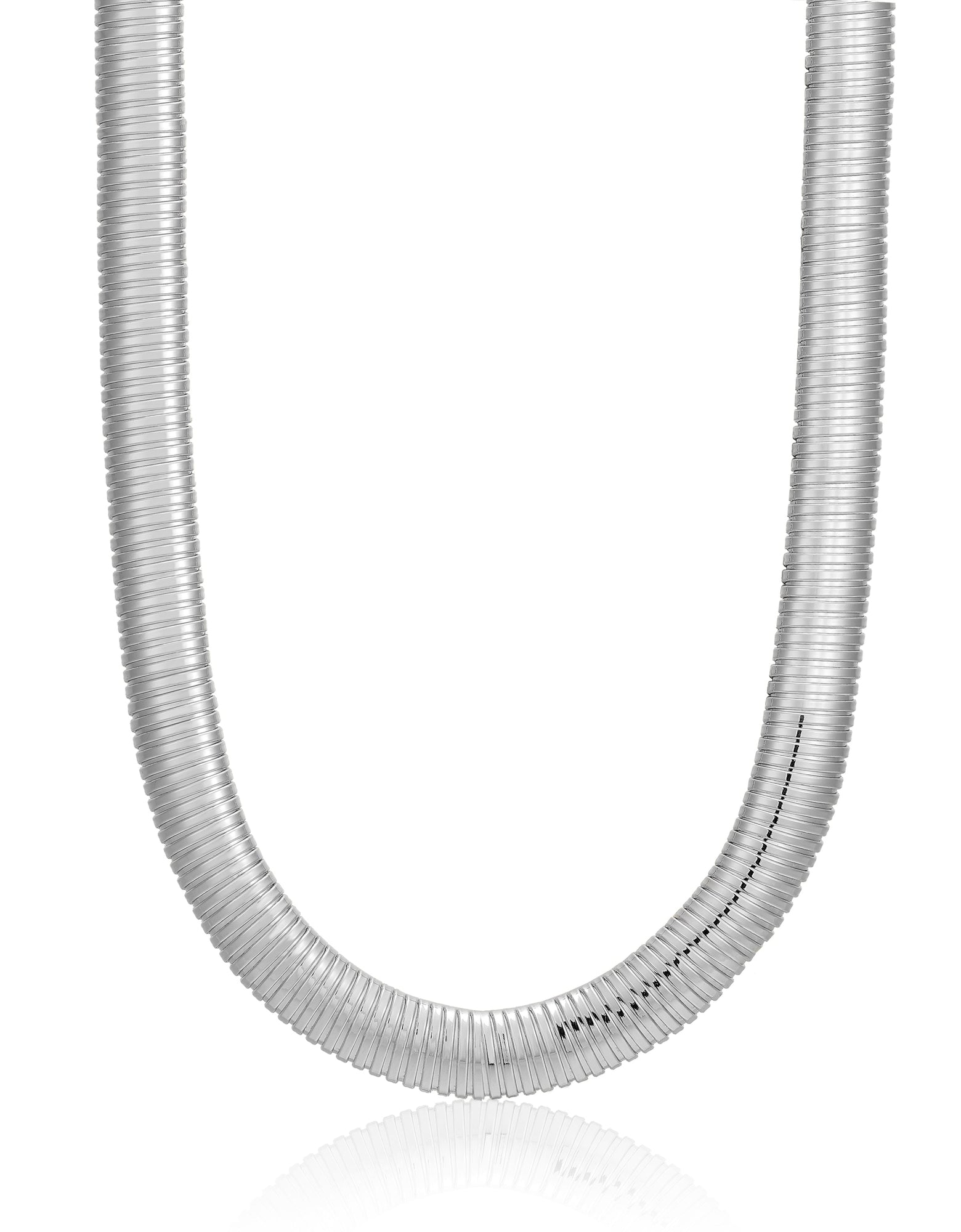 Flex Snake Chain Necklace - Silver | Plated Silver