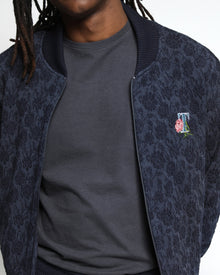 Floral 3D Blister Knit Jacket (FINAL SALE)-Mens-Twenty