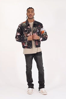 Floral Trucker Jacket | Multi