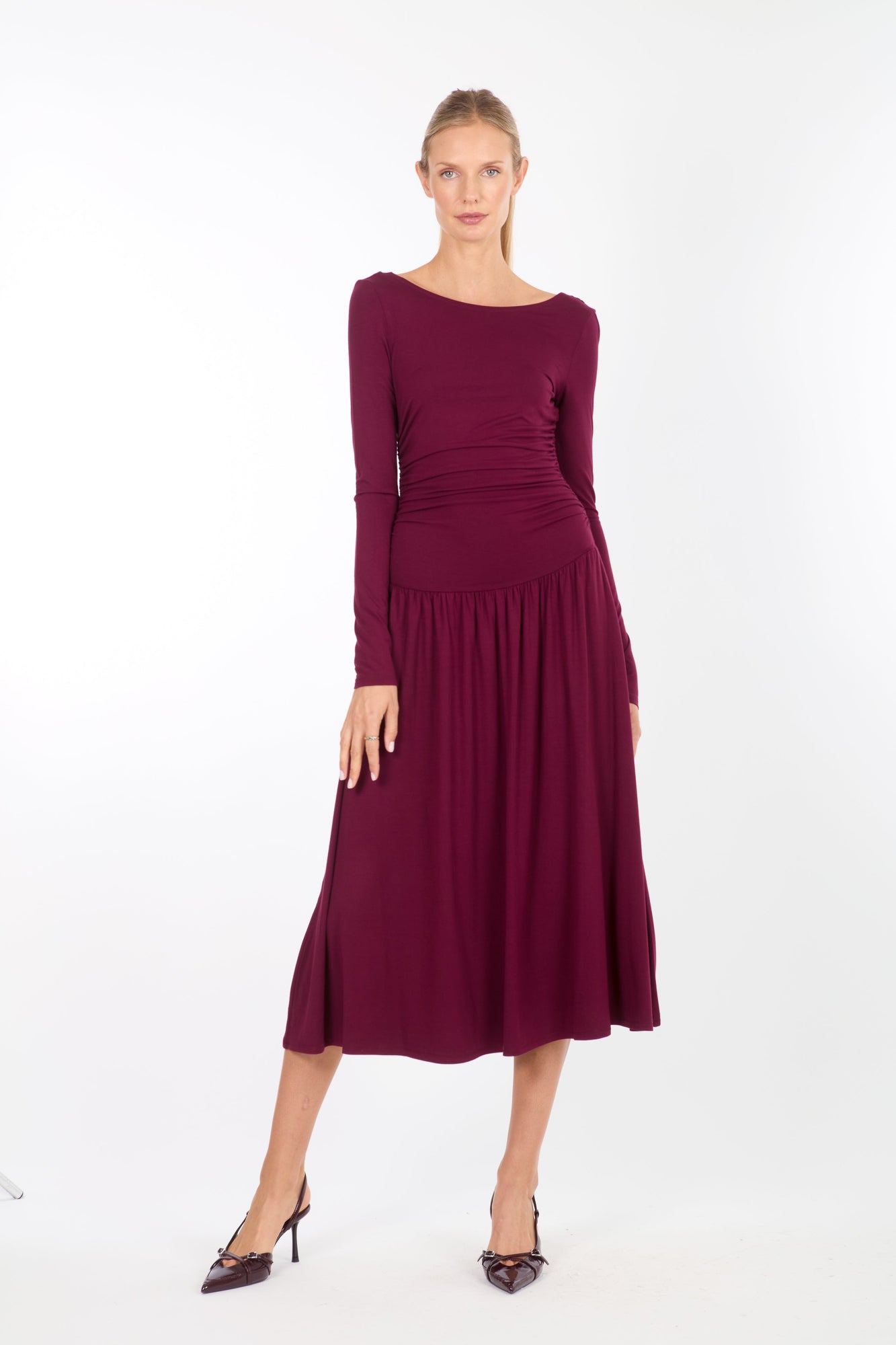 Florence Dress | Garnet
