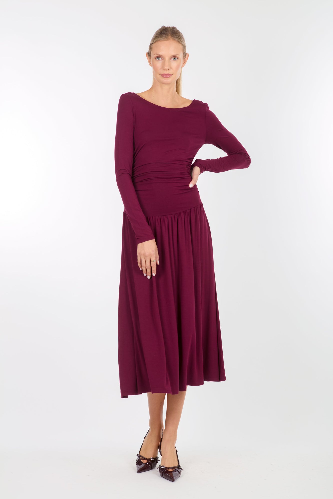 Florence Dress | Garnet