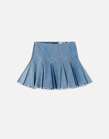 Flounce Skirt | Indigo