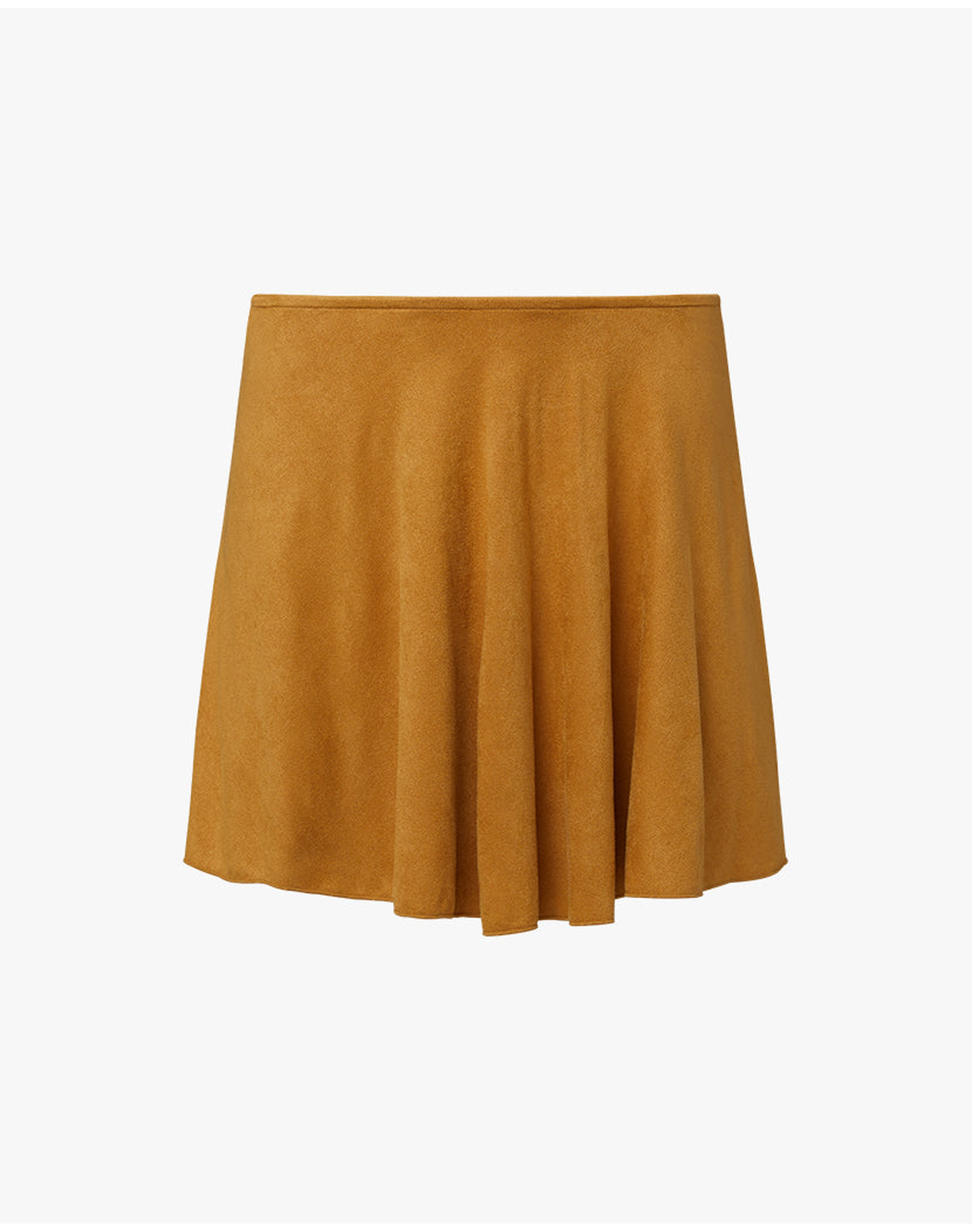 Flounce Skirt | Suede