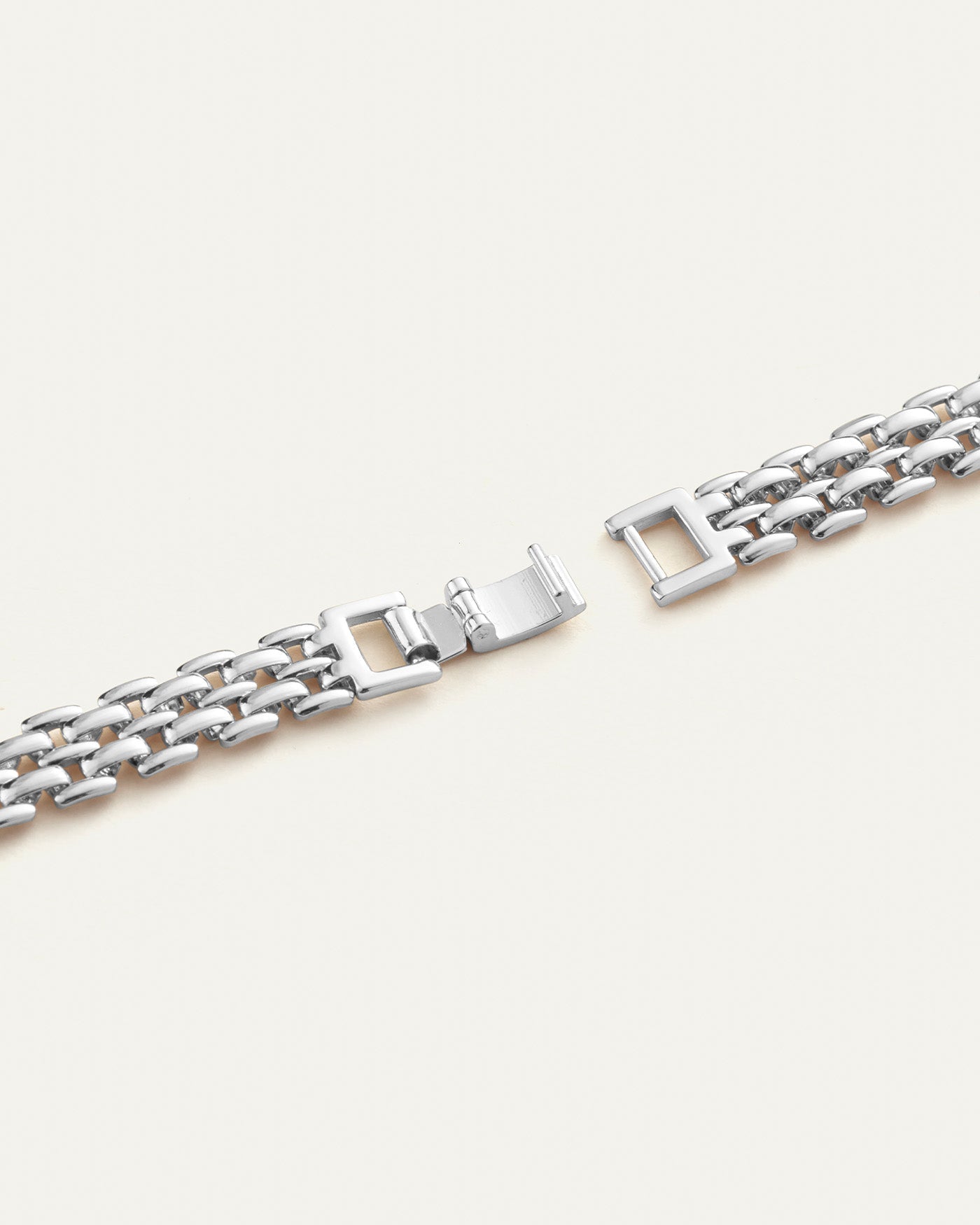 Francis Bracelet | Silver Dipped Brass