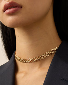 Francis Choker | Gold Tone Dipped Brass