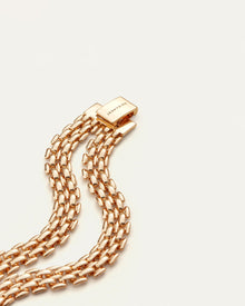Francis Mega Bracelet | Gold Tone Dipped Brass