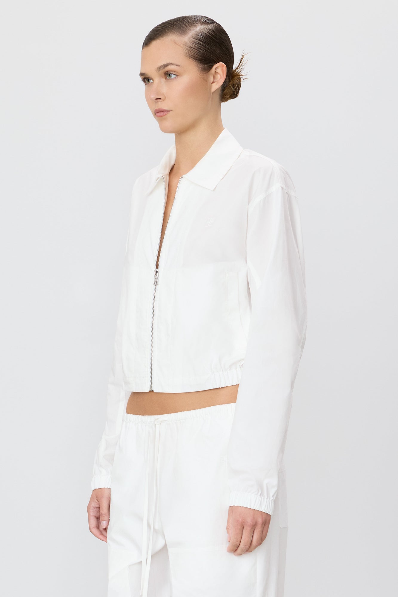 Rhodes Zip Jacket | White