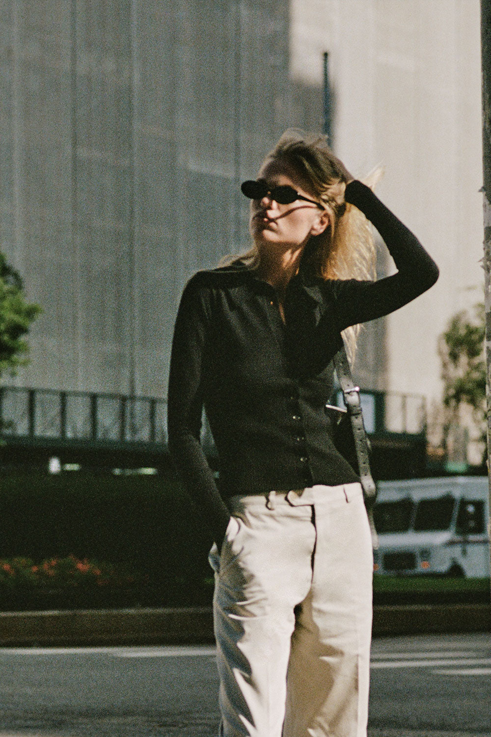 Brooks Button Up Sweater | Black