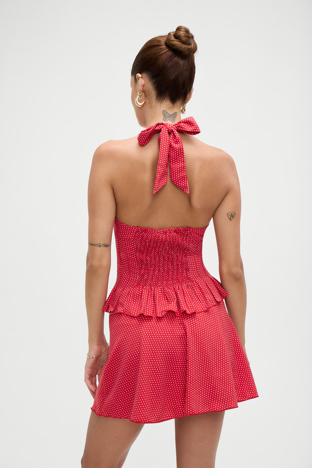 Angeline Mini Skirt | Ladybug