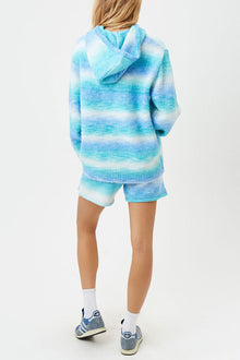 Burl Knit Sweat Short Blue Horizon