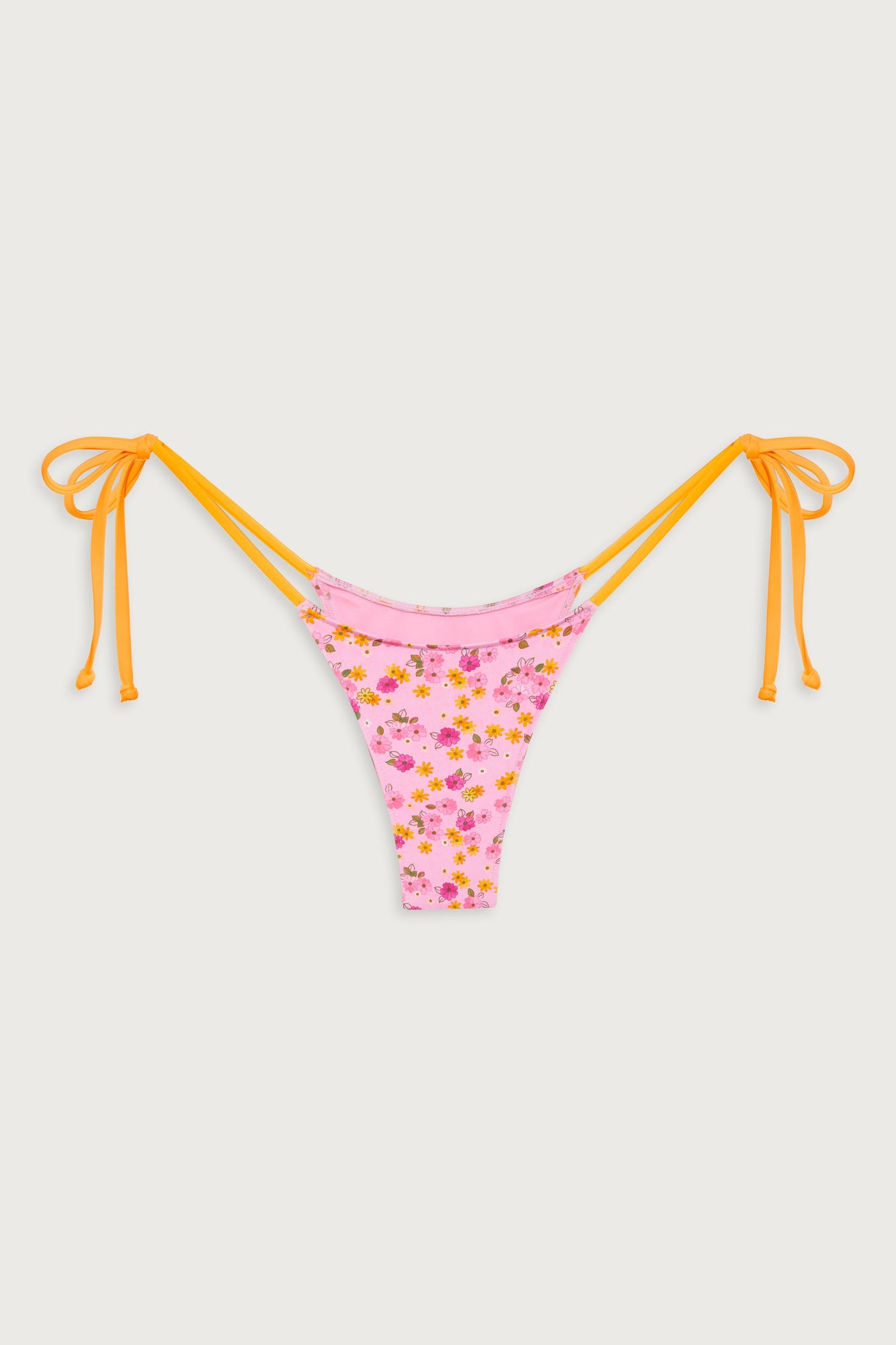 Divine floral skimpy bikini bottom queen's bath