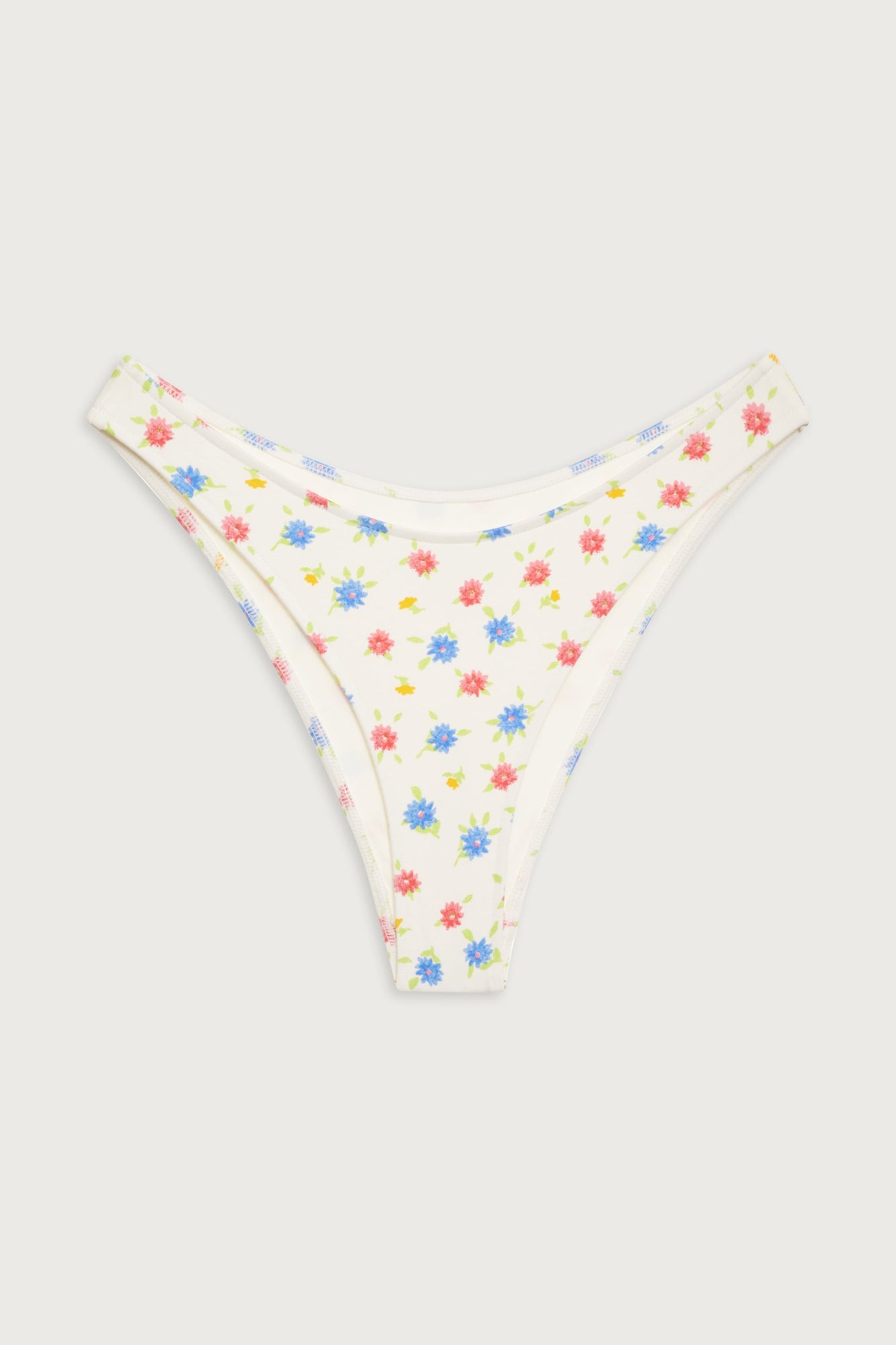 Dove Floral Classic Bikini Bottom Water Blossom