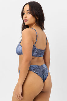 Enzo Cheeky Bikini Bottom Blue Jean Extended