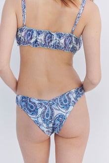 Enzo Shine Cheeky Bikini Bottom Paradiso Paisley