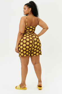 Fifi Golden Terry High Waist Shorts Extended