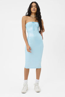 Hope Iridescent Strapless Dress Cloud Chaser