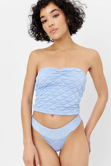 Lani Strapless Bikini Top Baby Blue