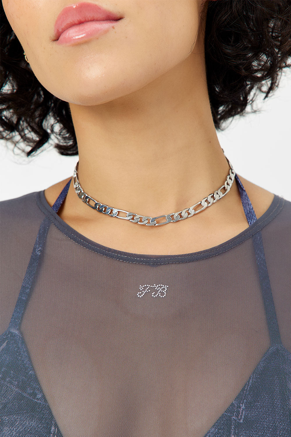 Lauryn Mesh Mini Dress Galaxy