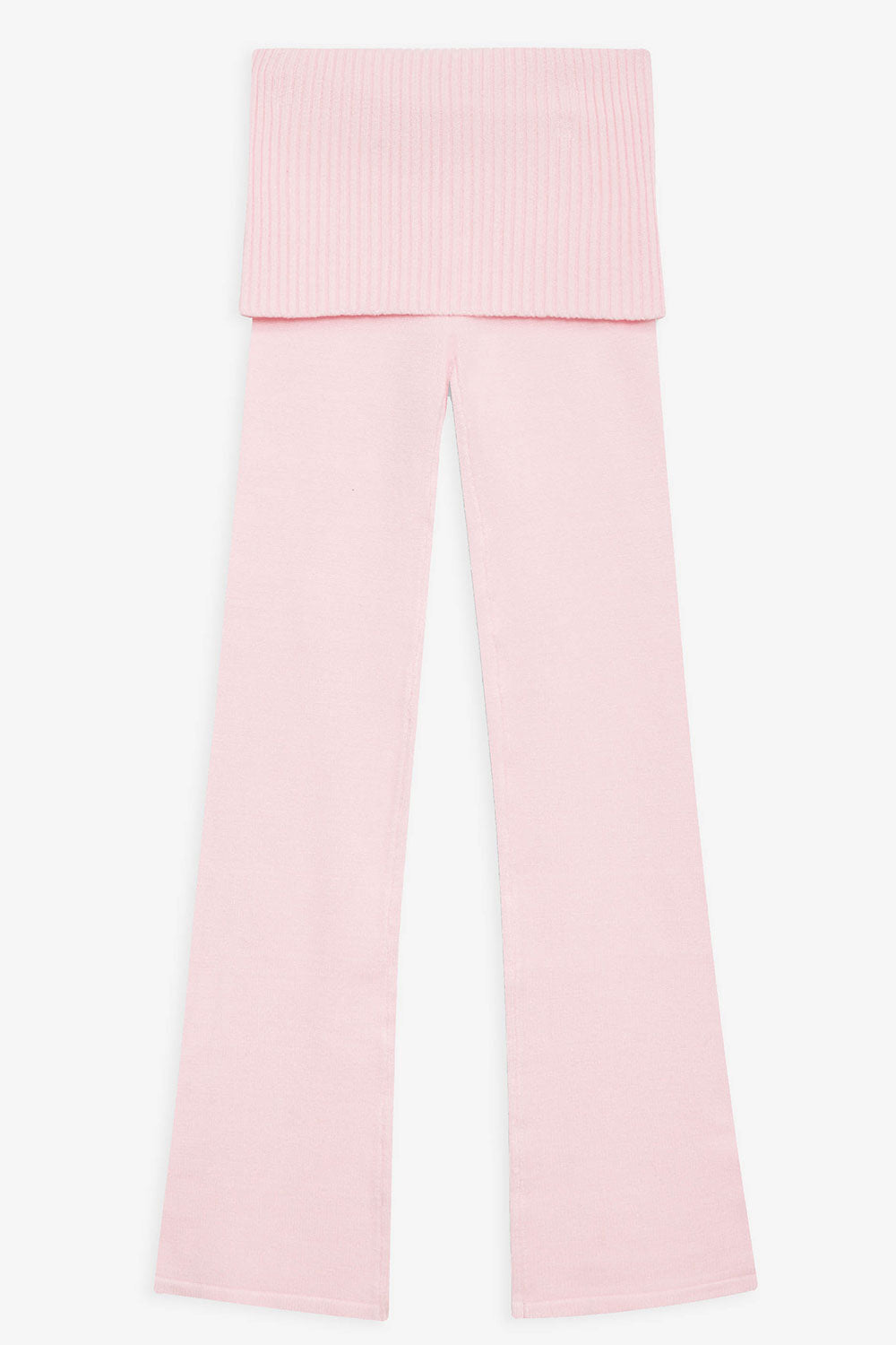 Mason cloud knit flare pant rose quartz