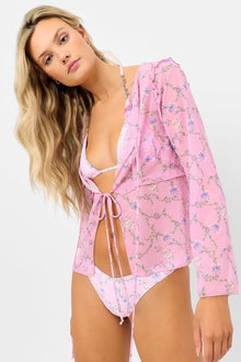 Molly Lace Up Long Sleeve Shirt Fairytale