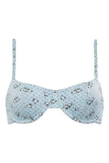 Pam Gingham Underwire Bikini Top Posie