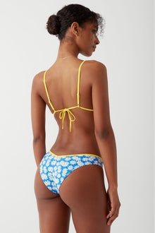 Enzo Cheeky Bikini Bottom - Blue Daisy